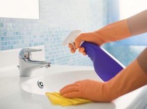 clean and disinfect your bathroom