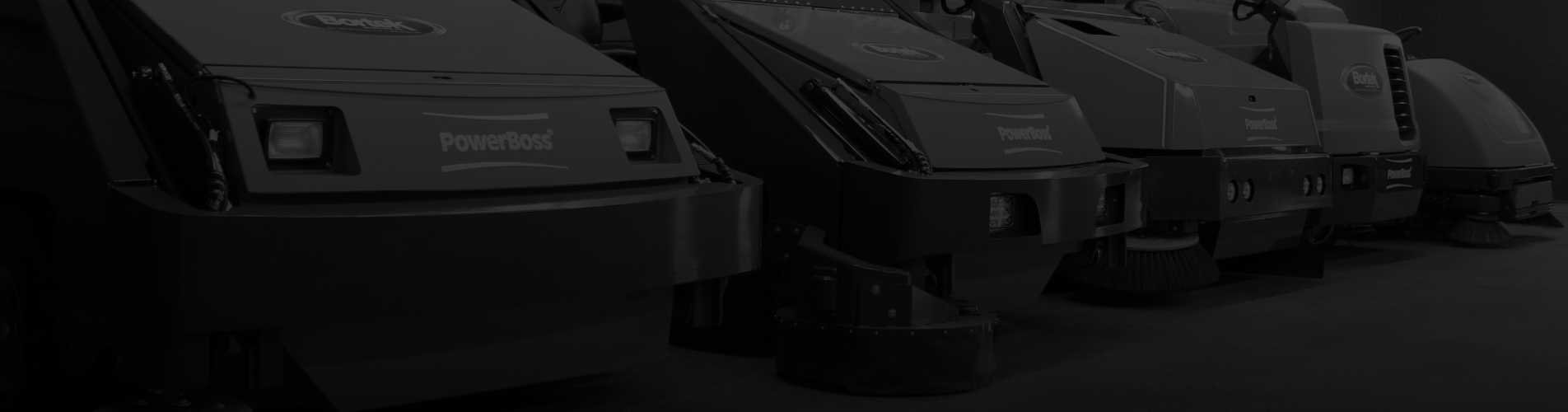 PowerBoss Line of Floor Sweepers and Scrubbers- Family- Bortek Industries Inc- Banner