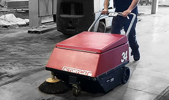 Buy used industrial sweeper machines from Bortek