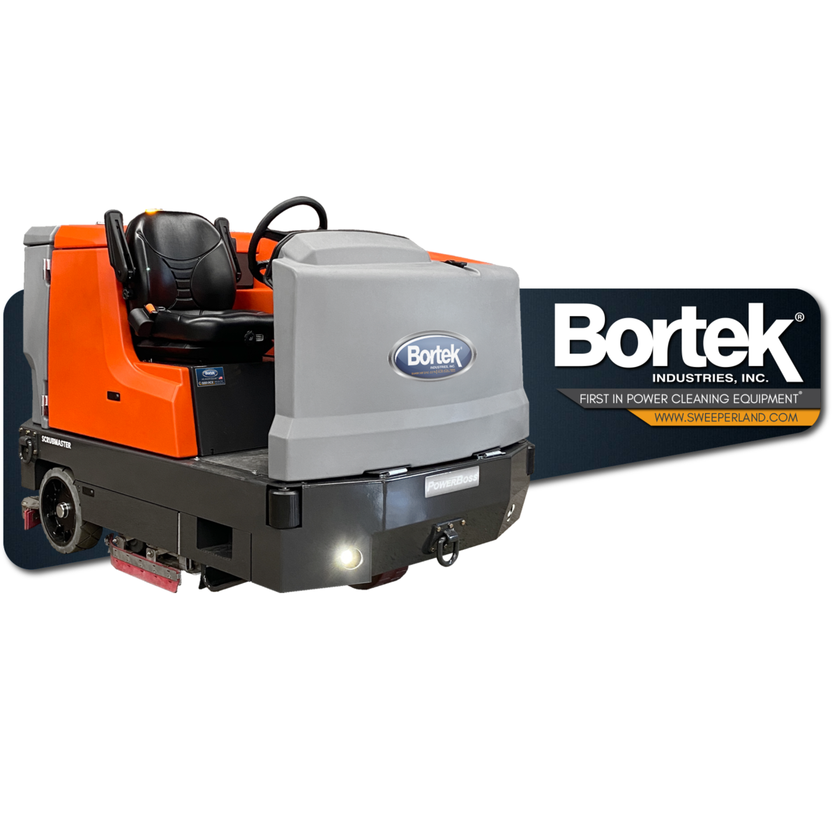 Battery Powered PowerBoss Nautilus Scrubber-Sweeper