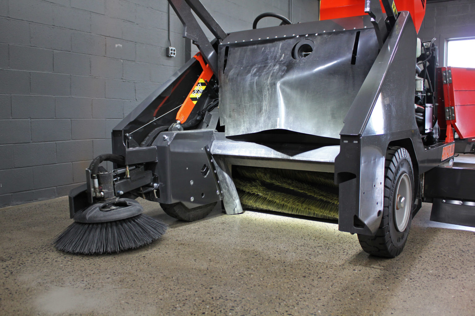 commercial garage sweeper