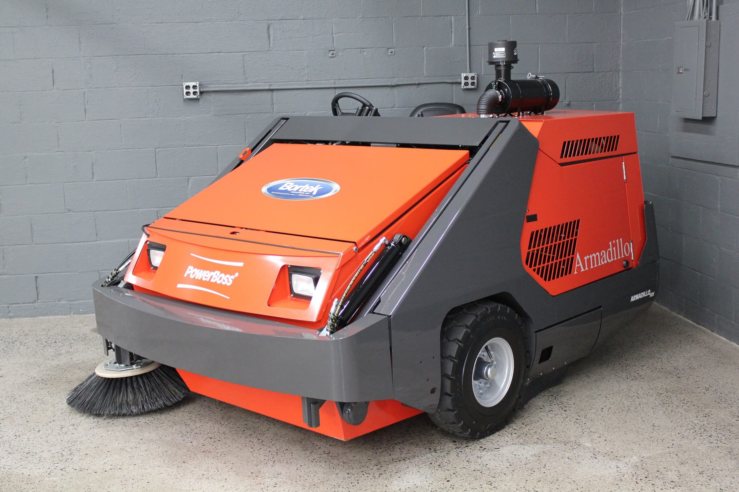 commercial garage sweeper