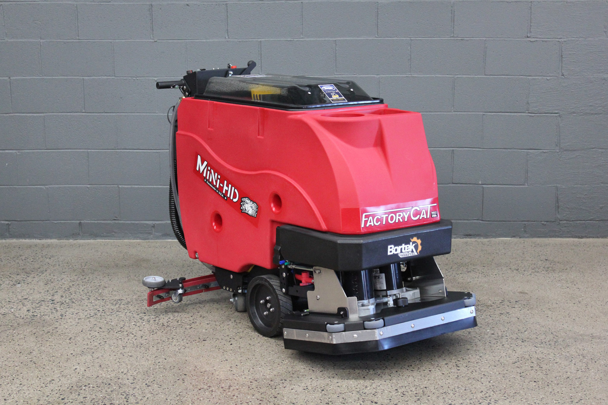 Factory Cat MiniHD Floor Scrubber Bortek Industries, Inc.