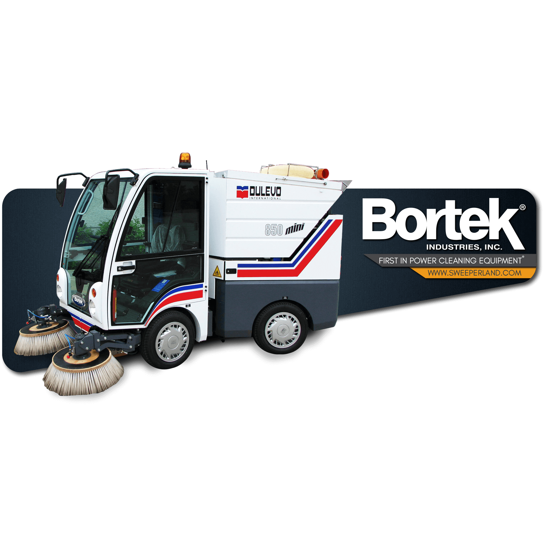 Dulevo 850 Mini Sweeper Bortek Industries, Inc.®