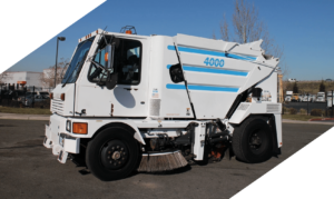 Johnston 4000 Street Sweeper Municipal Parking Lots