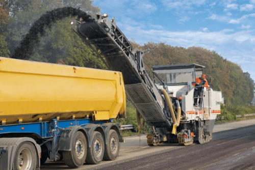 Milling process street sweepers