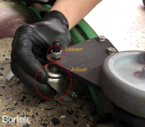 Factory Cat Floor Scrubber Adjust Wheel Squeegee Pitch