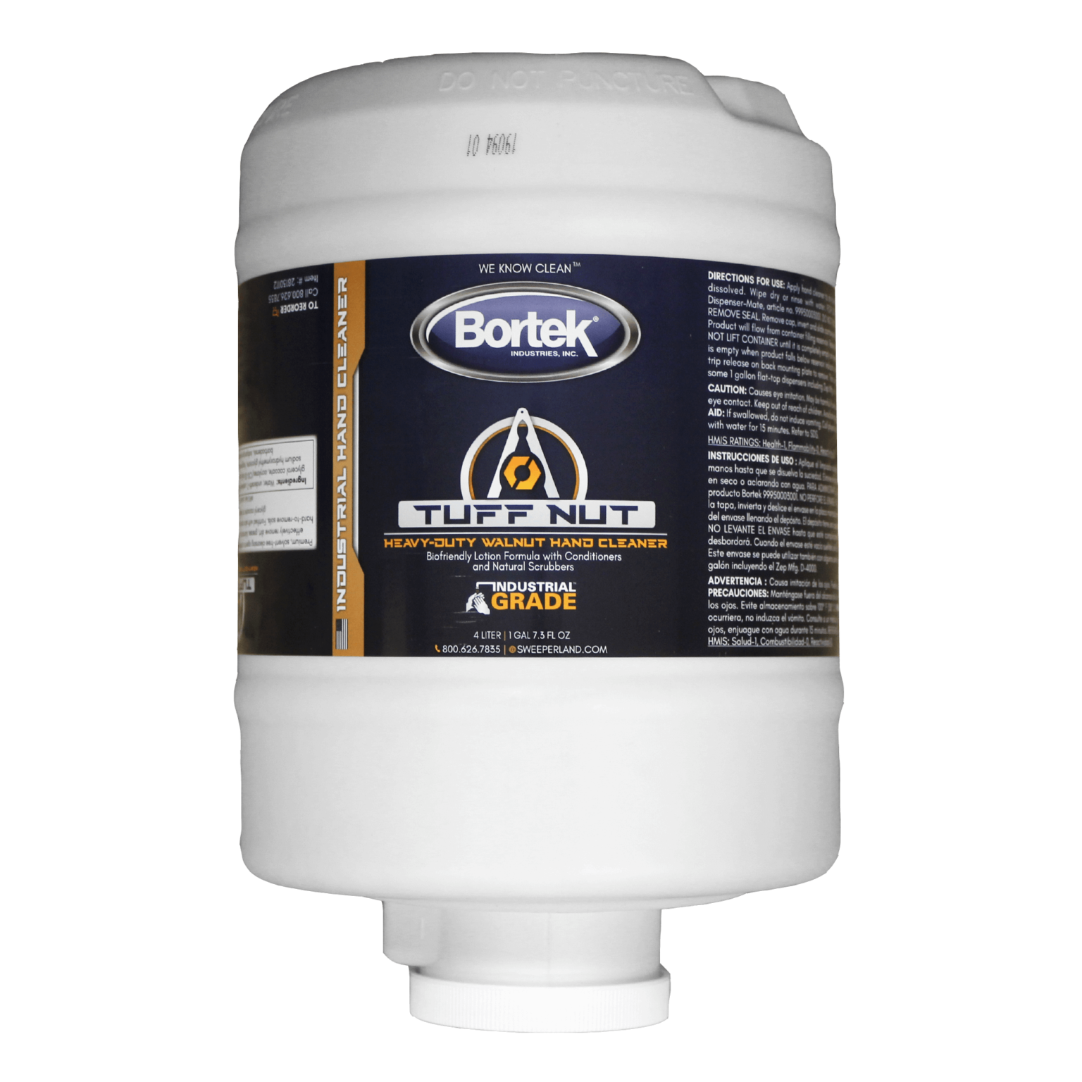 Tuff Nut Industrial Hand Cleaner with Walnut Bortek Industries, Inc.®