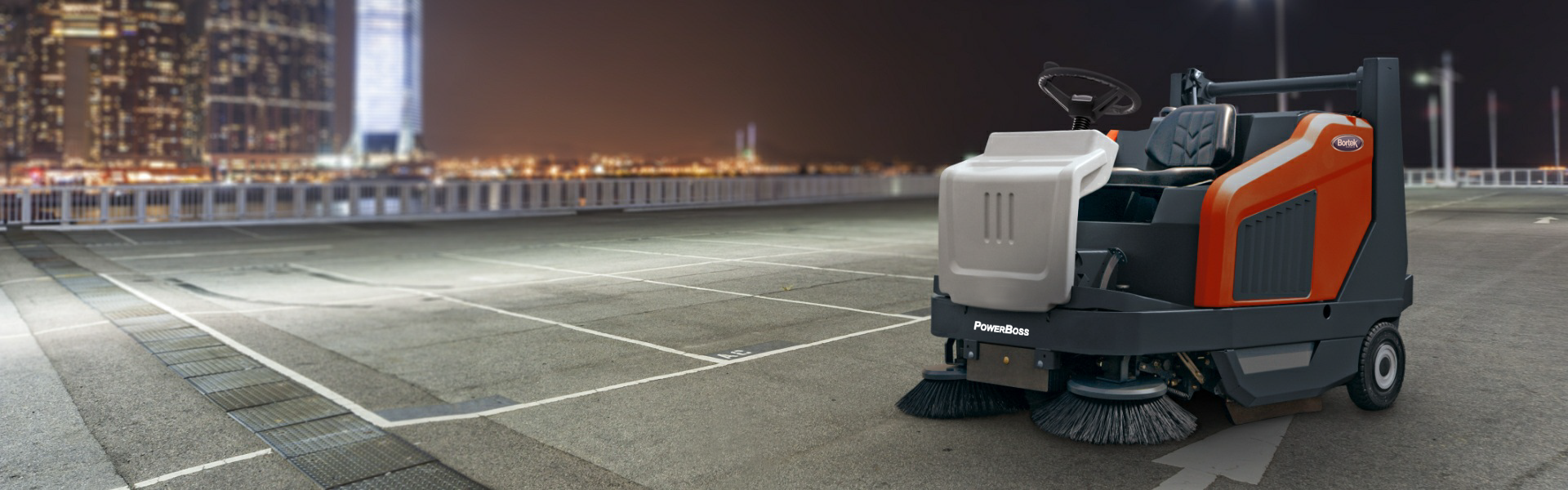 PowerBoss SweepMaster 1500 RH Sweeper- Industrial Grade