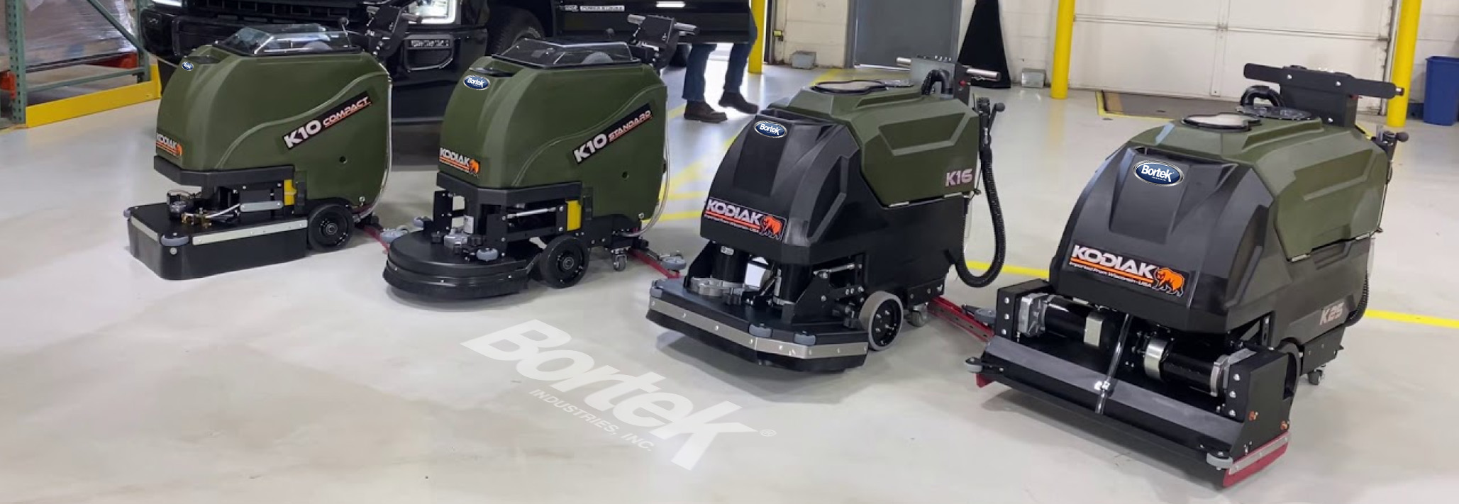 Kodiak Floor Scrubbers- Affordable Cleaning Machines- USA- Bortek Industries Inc