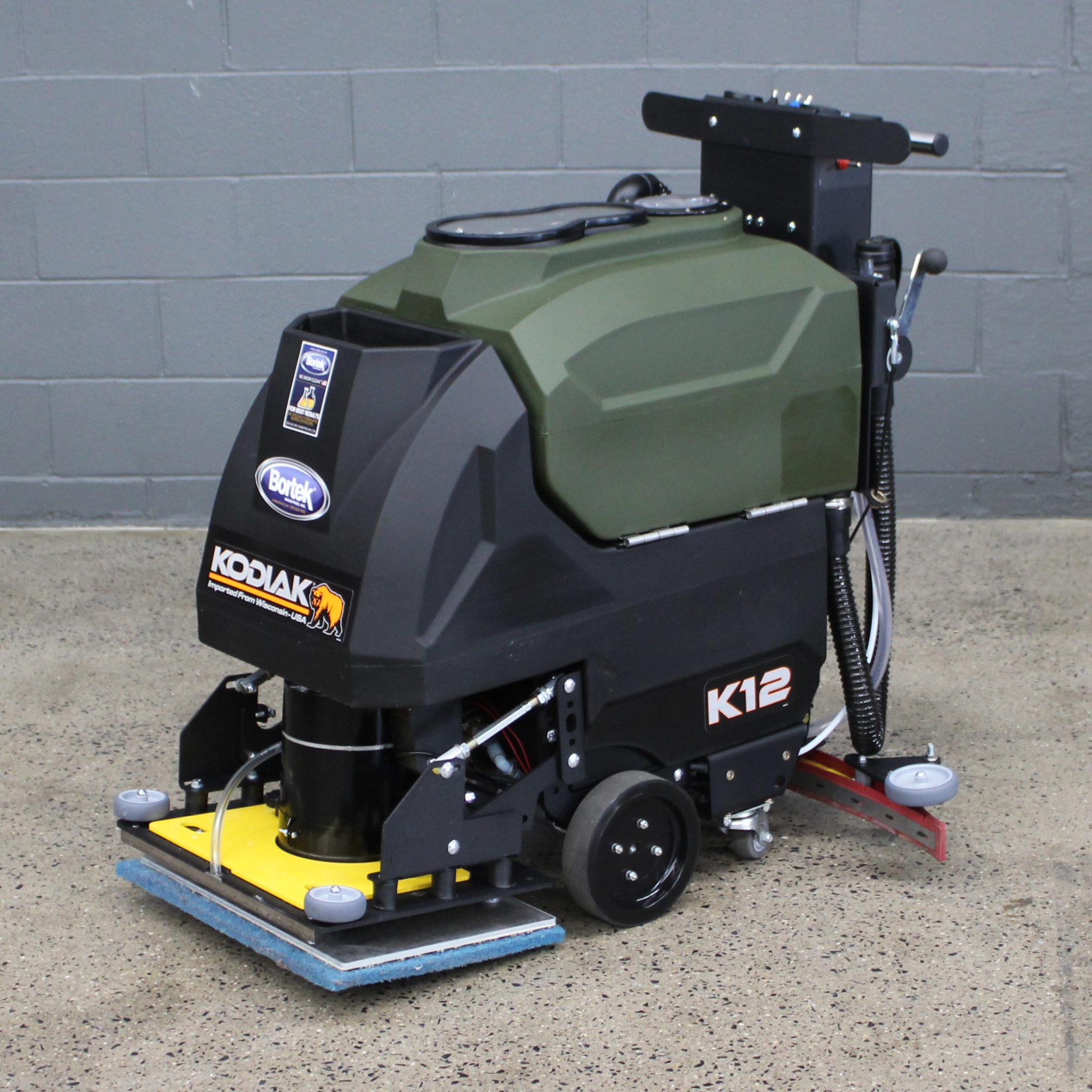 Kodiak K12 Walk Behind Scrubber Bortek Industries, Inc.