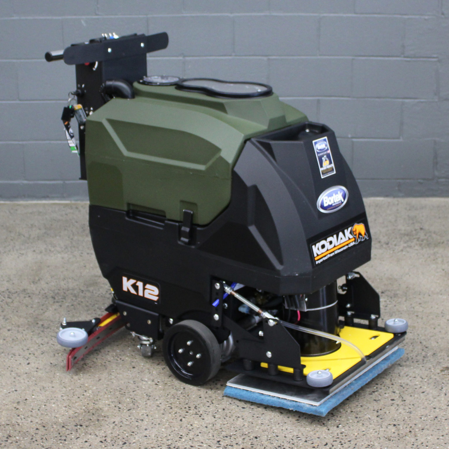 Kodiak K12 Walk Behind Scrubber Bortek Industries, Inc.