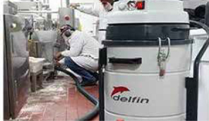 NRTL Certified Vacuums for Combustible Dust- Explosion Proof- Delfin- Bortek
