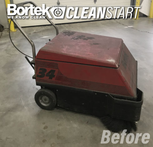 Floor Scrubber Sweeper Restoration