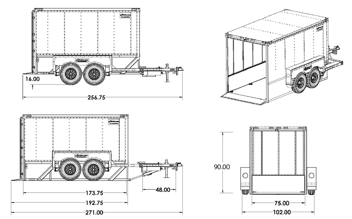 Air-Tow E-16 Enclosed Trailer - Image 4