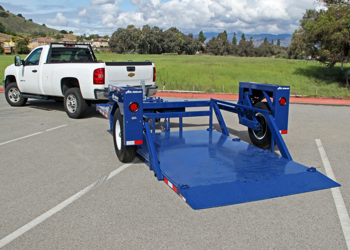 Air-Tow S12-55 Single Axle Flatbed Trailer - Image 2