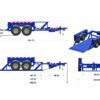 Air-Tow T14-12 Tandem Axle Flatbed Trailer - Image 3