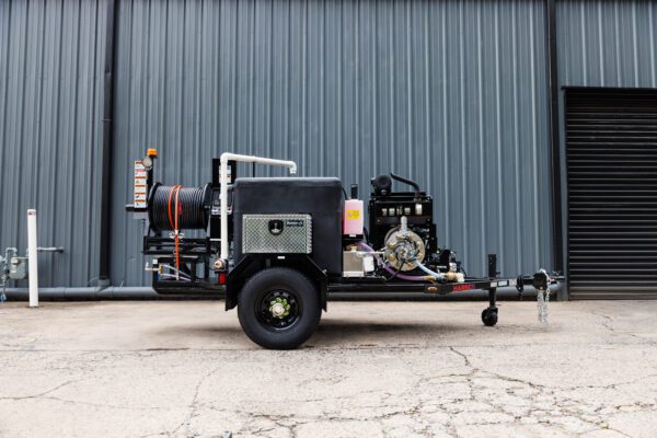 Harben E-180 high pressure trailer jetter